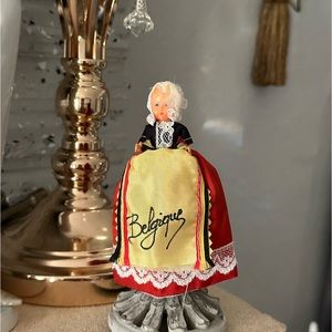 Vintage hand made miniature doll Belgian custom